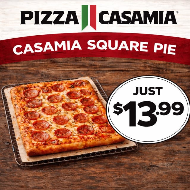 🔥 CASAMIA SQUARE PIE.