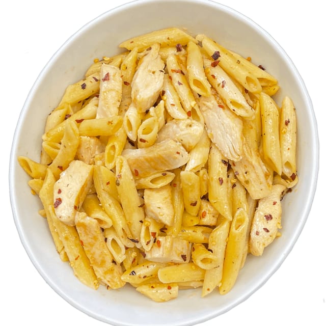Chicken Alfredo Pasta.